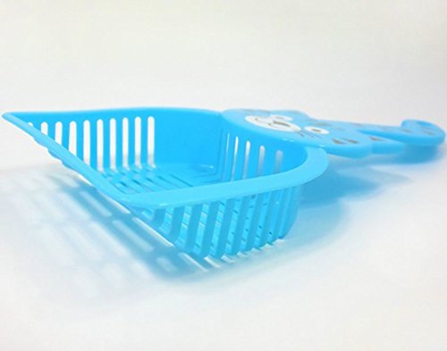 Plastic Cat Litter Cleaning Scoop – Lightweight & Durable Shovel (Color May Vary)