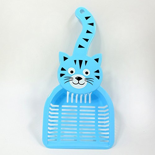 Plastic Cat Litter Cleaning Scoop – Lightweight & Durable Shovel (Color May Vary)