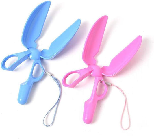 Pet Dog Waste Pooper Scooper – Easy-Grip Scissor-Style Poop Pickup Tool
