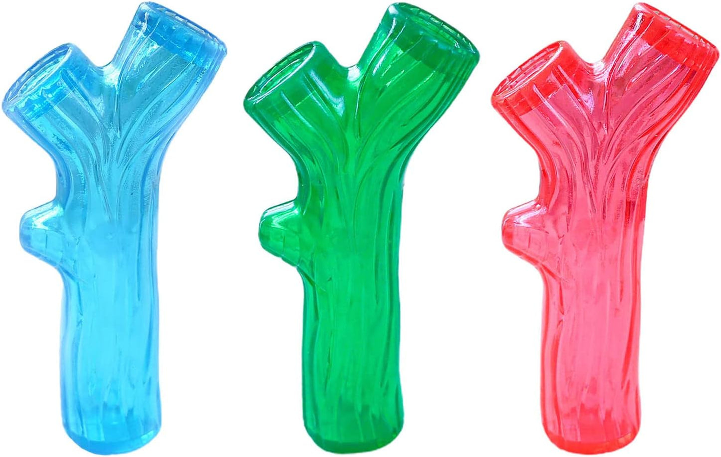 Branch-Shaped Dog Chew Toy – Squeaky Teether Twig for Puppies & Small Dogs