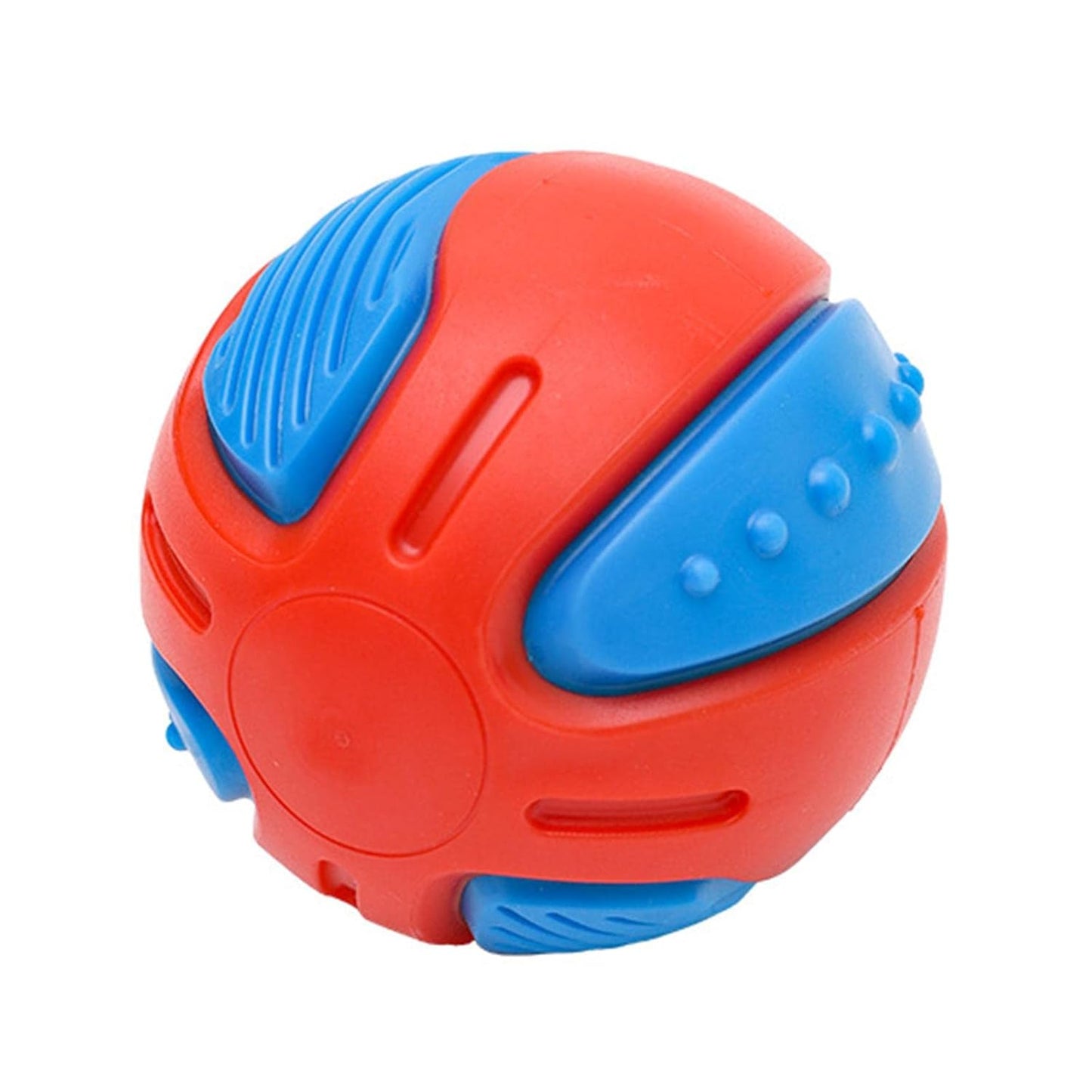 Stuffed Squeaky Dog Ball – 8cm Indestructible Training Toy for Puppies | Tooth Cleaning & Fun Playtime