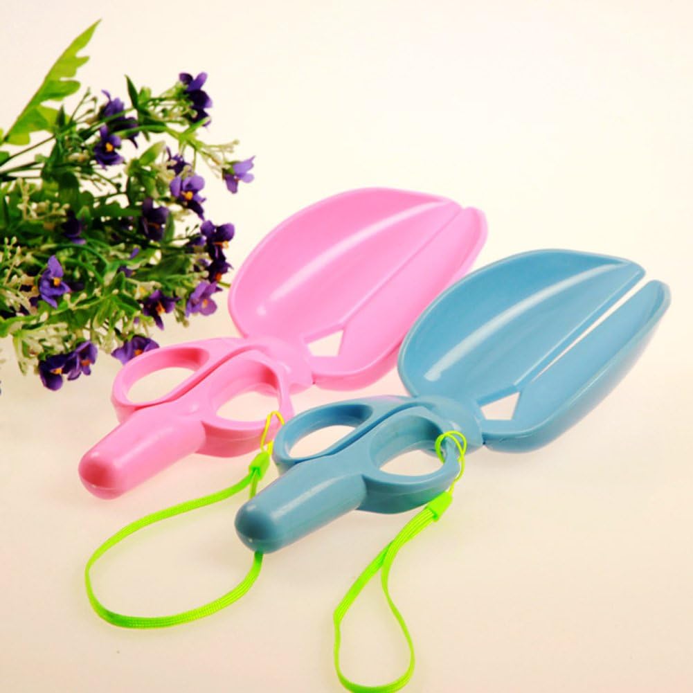 Pet Dog Waste Pooper Scooper – Easy-Grip Scissor-Style Poop Pickup Tool