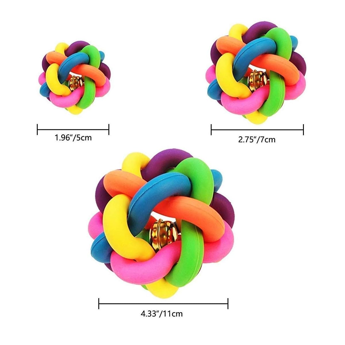 Colorful Noodle Ball – Interactive Chew & Play Toy for Dogs and Cats