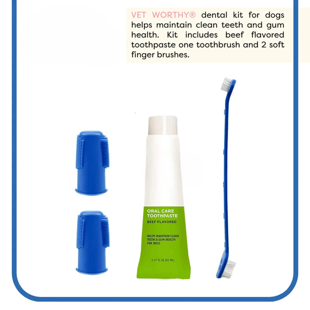 Pet Dental Care Kit for Dogs & Cats
