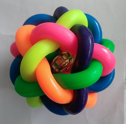 Colorful Noodle Ball – Interactive Chew & Play Toy for Dogs and Cats