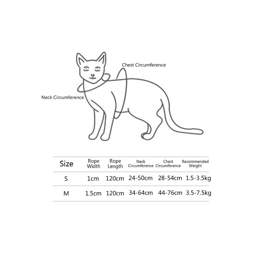 Dog & Cat Harness with Leash – Escape-Proof Vest for Small Pets | Breathable, Adjustable & Cartoon Bear Design (Small)