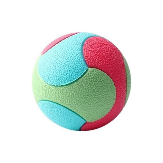 Anomidry Rubber Dog Toy Ball – 6.5cm Anti-Bite, Tooth-Cleaning Elastic Ball for Training & Play (Color: A)
