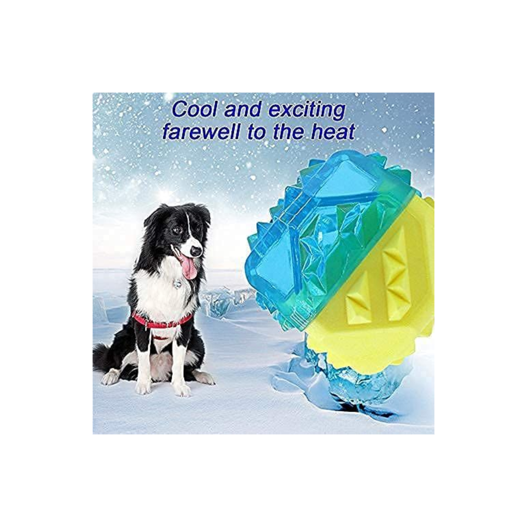 Dog Cooling Teether Chew Toy – Durable Hexagonal Design for Puppies & Small Dogs