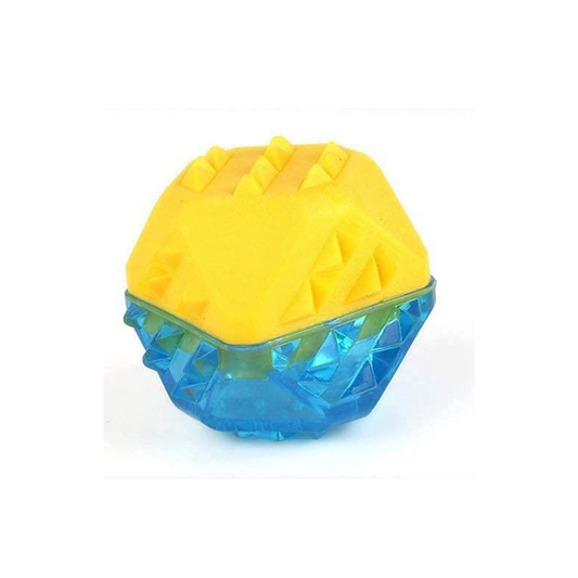 Dog Cooling Teether Chew Toy – Durable Hexagonal Design for Puppies & Small Dogs