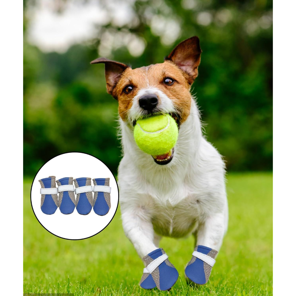 Protective Footwear for Shoes for Dogs, Rain Boots, Waterproof Paw Protection , Hot Weather & Rain Protection