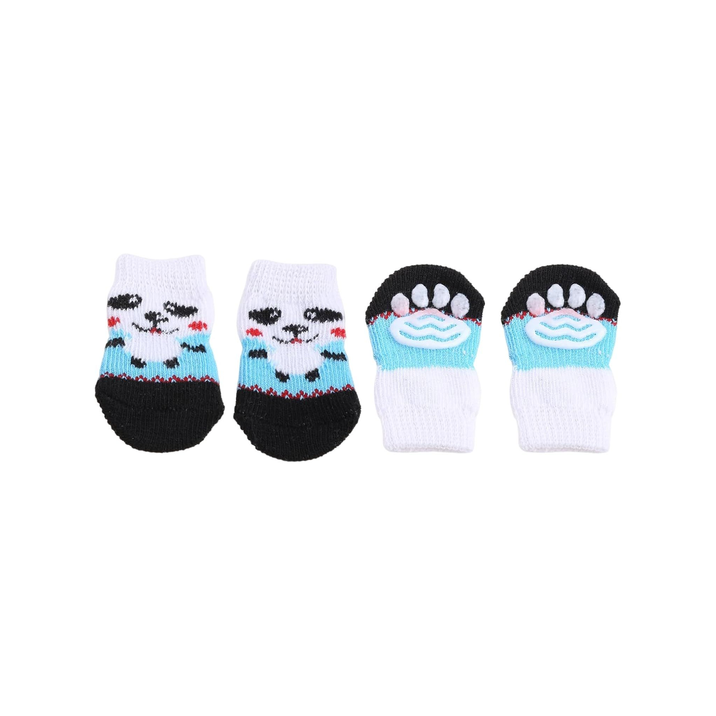 Non-Slip Pet Socks for Dogs & Cats – Breathable, Anti-Scratch & Anti-Lick Paw Protectors | Indoor & Outdoor Footwear (Size S, M, L)