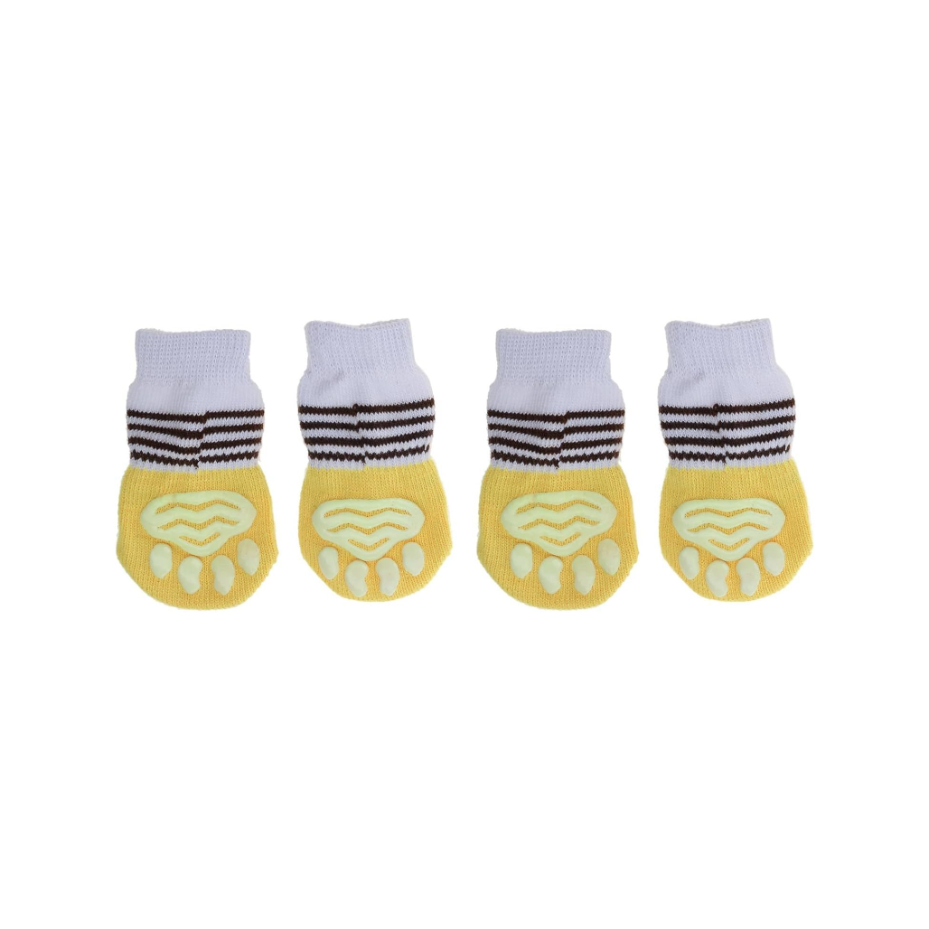 Non-Slip Pet Socks for Dogs & Cats – Breathable, Anti-Scratch & Anti-Lick Paw Protectors | Indoor & Outdoor Footwear (Size S, M, L)