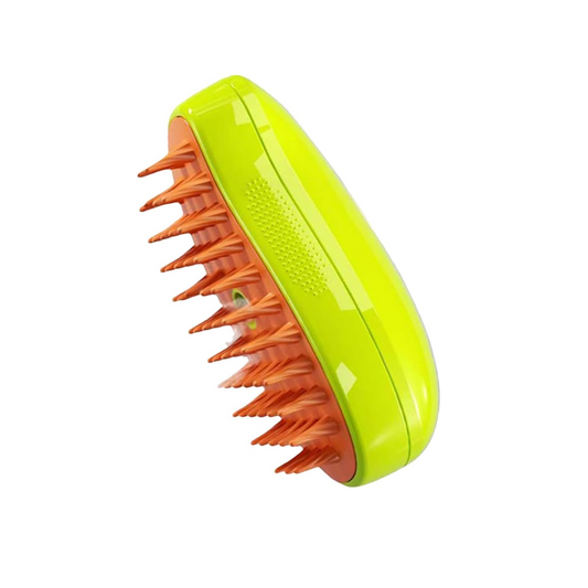 Steam Brush for Dogs & Cats – Electric Spray Massaging Comb with Anti-Static & De-Shedding Function